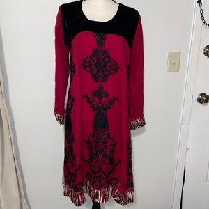 pakistani Indian Three Piece Suit.Color Maroon.pre Owned.Worn Just One’s.